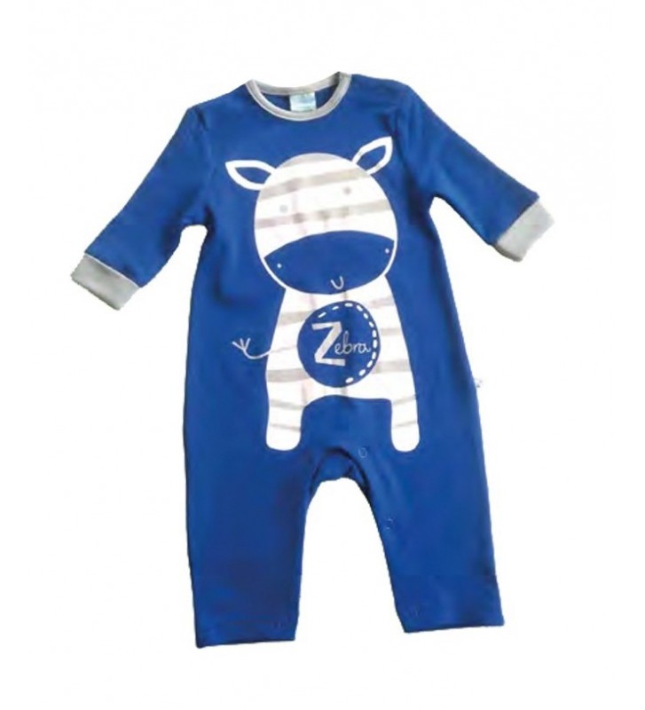 Pijama Kobytin azul de Zebra 6-9 meses